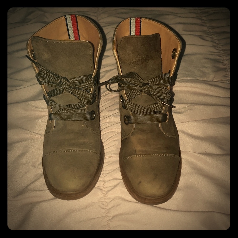 Green booties